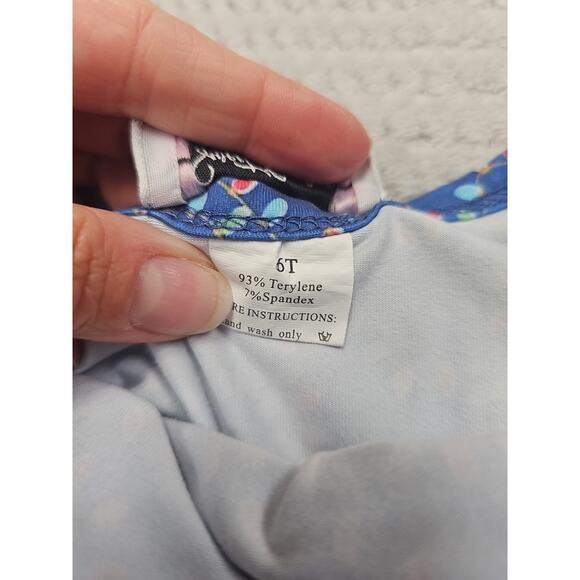 Sweet Caroline Romper Girls 6 Christmas Romper Christmas Lights Wide Leg Pockets - Picture 5 of 7